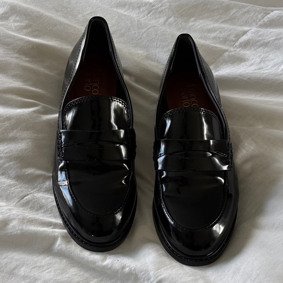 Franco Sarto Shoes - NWOT Black Patent Leather Penny Loafers